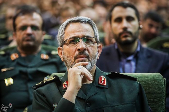 Gholamhossein-Gheybparvar-fra-Gatestone-juli-2018-3429 Den iranske islamiske Revolutionsgardes general Gholamhossein Gheybparvar.