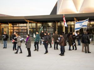 Israel-venner ved den danske MGP finale 2019-02-23 (privat foto)