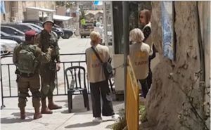 EAPPI aktivister i Hebron (foto: YouTube skærmbillede)