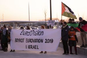 Boycot Eurovision 2019, Boykot Israel (Herning, 2019-02-23 Privatfoto)