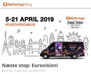 MyHeritage - Eurovisionbus